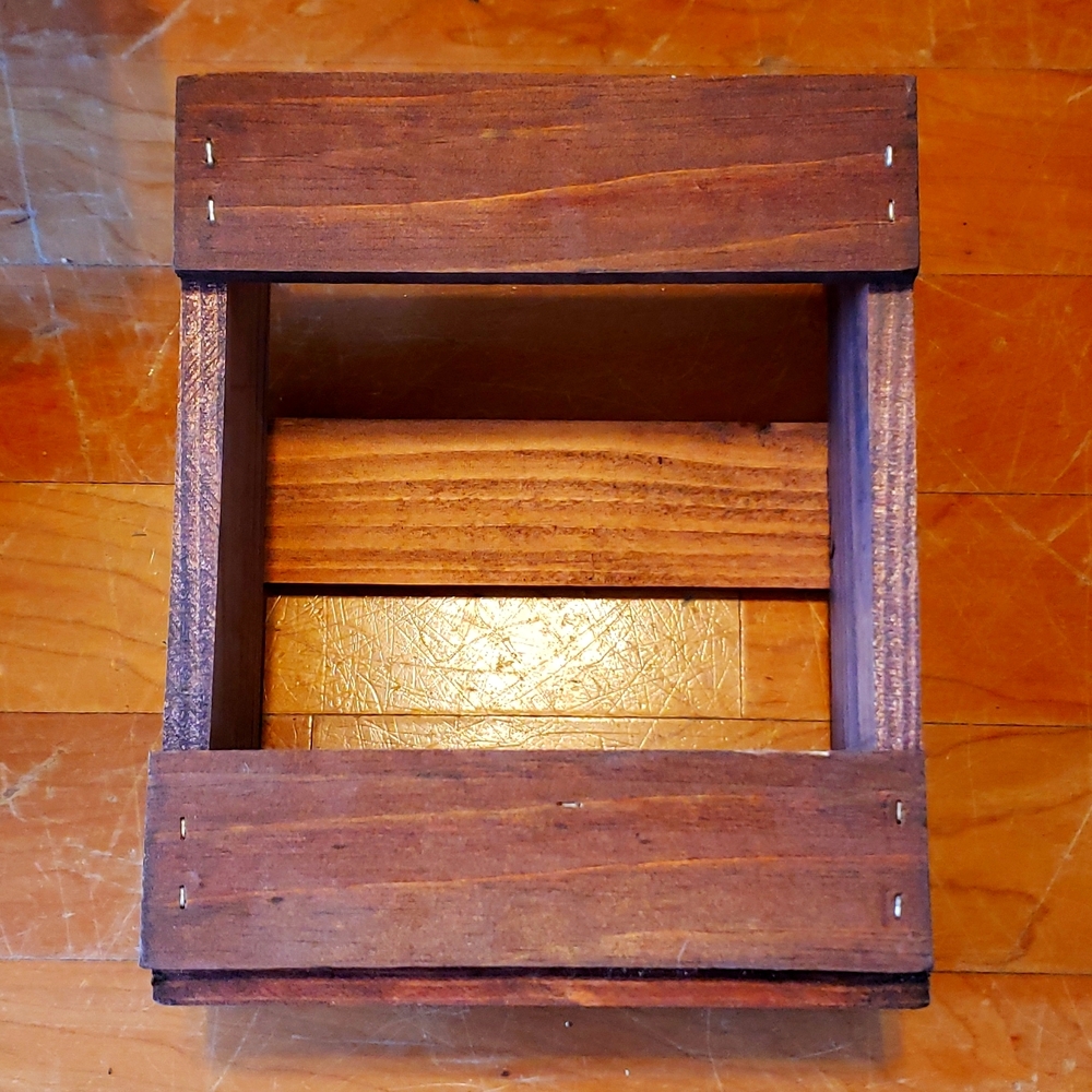 Wooden wine rack